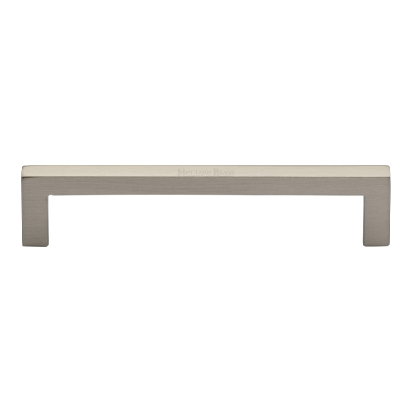 C0339 128-SN • 128 x 138 x 30mm • Satin Nickel • Heritage Brass City Cabinet Pull Handle